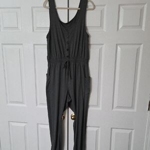 Gray Sleeveless Jumpsuit